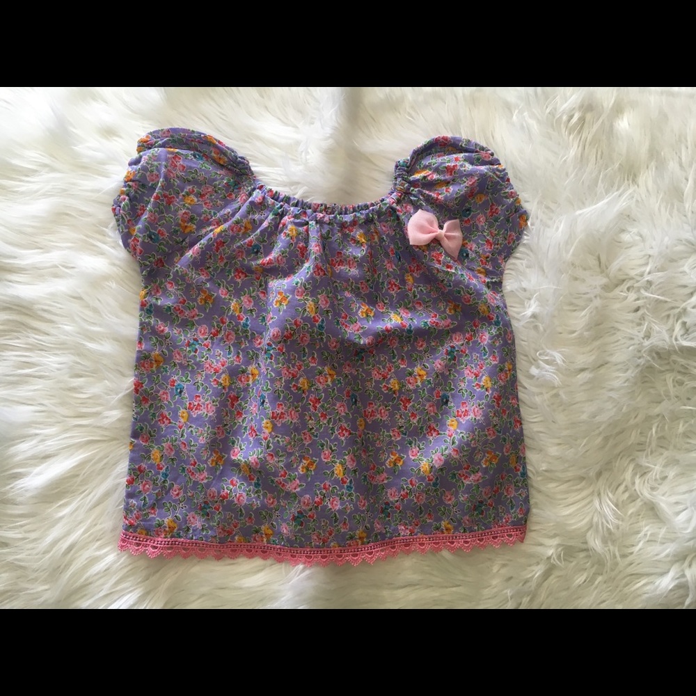 Handmade top for baby girls